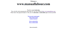 Tablet Screenshot of manuallabour.com